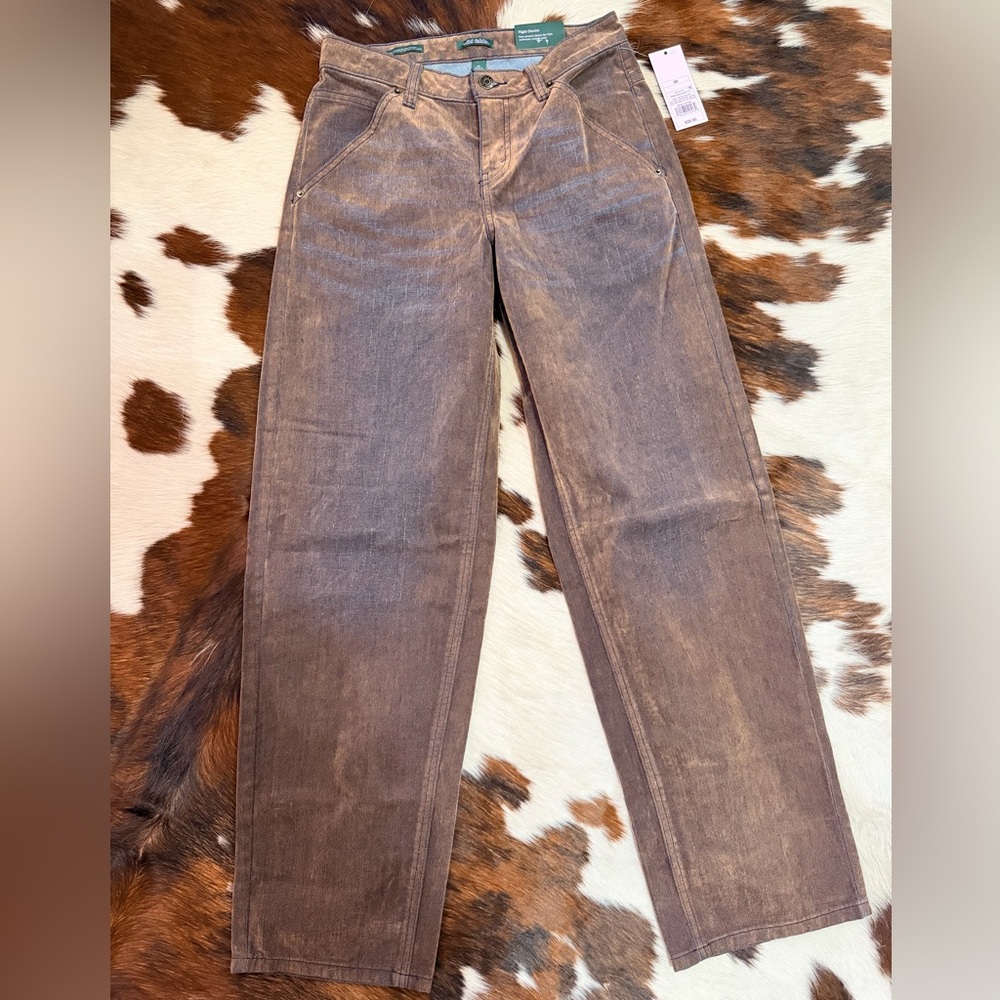 NWT wild fable Brown High-Rise Straight Jeans